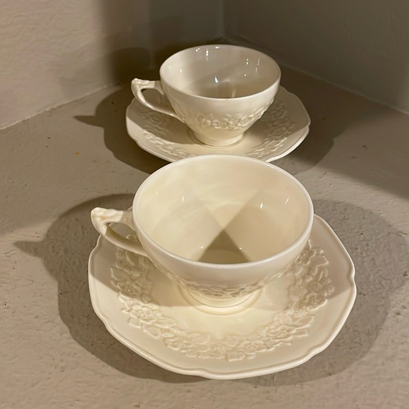 Crown Ducal Gainsborough Bundle - 4 Teacups & Saucers - Picture 7 of 10